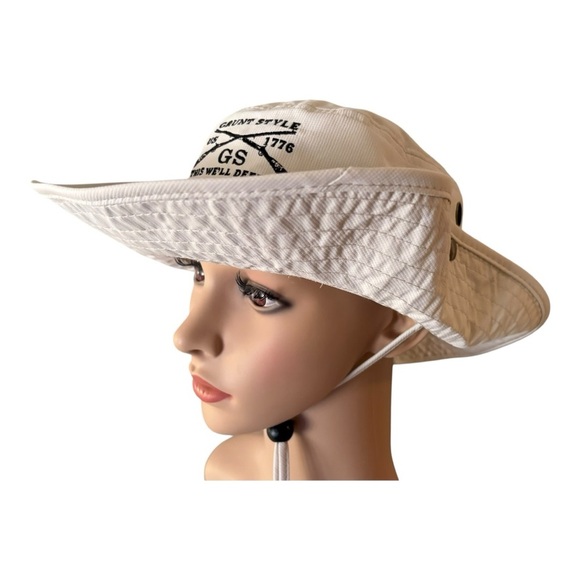 Unisex Grunt Style Khaki Booney Hat - Picture 3 of 8